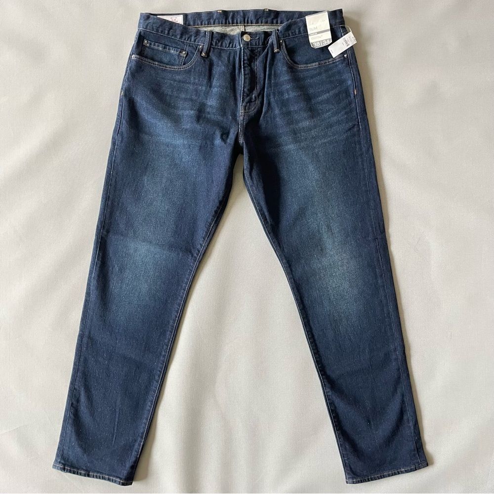 GAP Gapflex Dark Denim Slim Fit Denim Jeans NWT Size 38x34